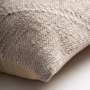 Cojín de yute en color marrón de estilo boho 46 x 46 cm – detalle