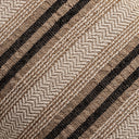 Cojín de yute y algodón en color beige – detalle