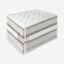 Matelas moelleux à ressorts ensachés et fibres naturelles, 28 cm – couches du matelas