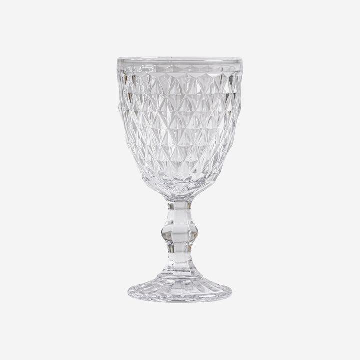 Copa de cristal transparente (juego de 6)