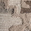 Cuadro de algodón y lana en color beige – detalle