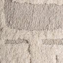 Cuadro de algodón y madera de mango en color beige – detalle