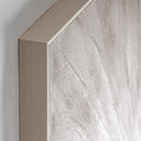 Cuadro de lienzo y madera de pino en color arena – detalle