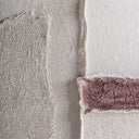 Cuadro de lienzo y madera de pino en color blanco roto 120 x 160 cm – detalle