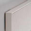 Cuadro de lienzo y madera de pino en color blanco roto 120 x 160 cm – detalle