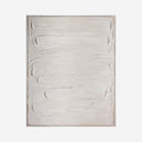Cuadro de lienzo y madera de pino en color blanco roto 121 x 151 cm