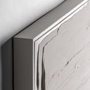 Cuadro de lienzo y madera de pino en color blanco roto 121 x 151 cm – detalle
