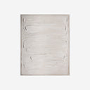 Cuadro de lienzo y madera de pino en color blanco roto 121 x 151 cm