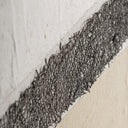 Cuadro de lienzo y madera de pino en color blanco roto 150 x 150 cm – detalle