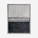 Cuadro de lienzo y madera de pino en color gris 140 x 180 cm