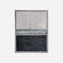 Cuadro de lienzo y madera de pino en color gris 140 x 180 cm