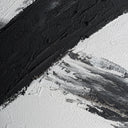 Cuadro de lienzo y madera de pino en color negro (juego de 3) – detalle