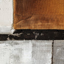 Cuadro de lienzo y madera de pino en tonos marrones 120 x 120 cm – detalle