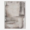 Cuadro de lienzo y madera de pino en tonos marrones 140 x 180 cm