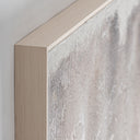 Cuadro de lienzo y madera de pino en tonos marrones 140 x 180 cm – detalle