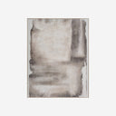 Cuadro de lienzo y madera de pino en tonos marrones 140 x 180 cm