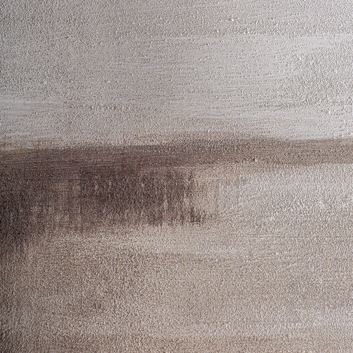 Cuadro de lienzo y madera de pino en tonos marrones 150 x 150 cm – detalle