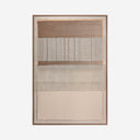 Cuadro de lienzo y madera de pino en tonos marrones 150 x 220 cm