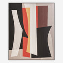 Cuadro de lienzo y madera de pino multicolor 120 x 150 cm