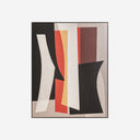 Cuadro de lienzo y madera de pino multicolor 120 x 150 cm