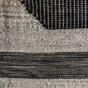 Cuadro de madera de mango y yute en color negro – detalle