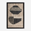 Cuadro de madera de mango y yute en color negro – Diseño 2