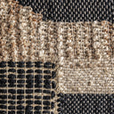 Cuadro de madera de mango y yute en color negro – Diseño 2 – detalle