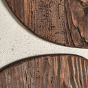Cuadro de madera de pino reciclado en color marrón 62 x 82 cm – detalle