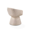 Silla tapizada en tela beige, 60 cm, foto de producto (4)