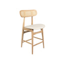 Taburete de madera natural, 50 cm, foto de producto (2)