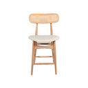 Taburete de madera natural, 50 cm, foto de producto (4)