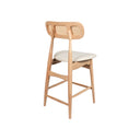 Taburete de madera natural, 50 cm, foto de producto (5)