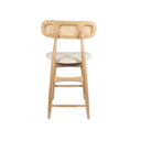 Taburete de madera natural, 50 cm, foto de producto (6)