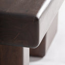 Escritorio de madera de acacia en color marrón – detalle