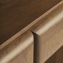 Escritorio de madera de mango en color marrón 180 x 83 x 80 cm – detalle