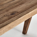 Escritorio de madera de pino reciclado en color marrón – detalle