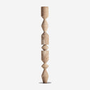 Escultura de madera de teca en color marrón 30 x 182 cm