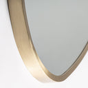 Espejo de acero en color dorado 60 x 109 cm – detalle
