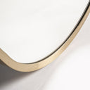 Espejo de acero en color dorado 60 x 111 cm – detalle