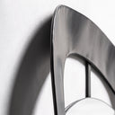 Espejo de hierro y MDF en color negro 58 x 106 cm – detalle