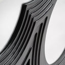 Espejo de madera de abedul en color negro – detalle