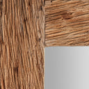 Espejo de madera de durián en color marrón – 100 x 200 cm – detalle