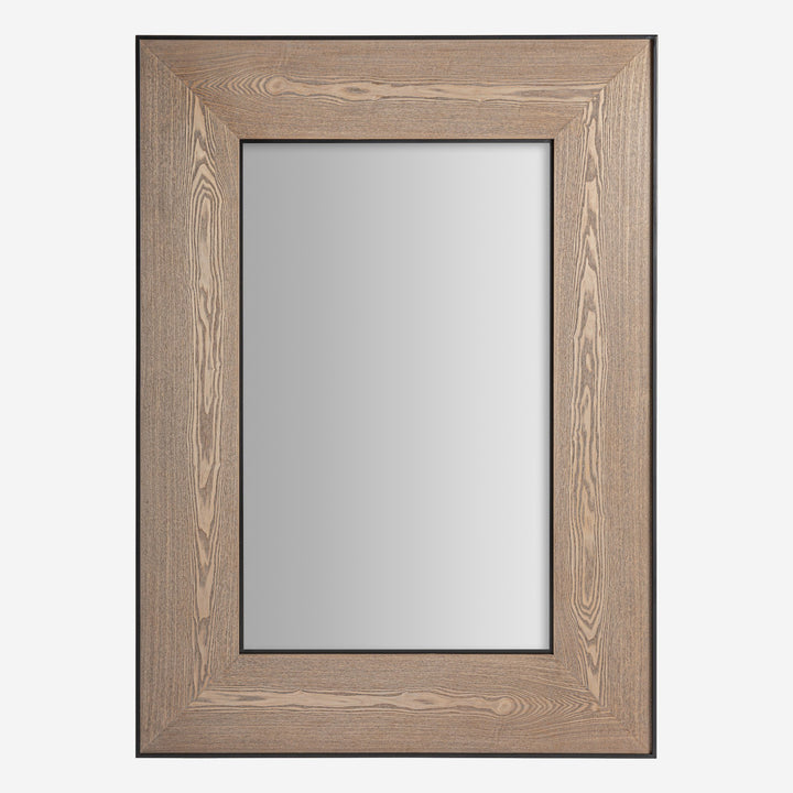 Espejo de madera de fresno y hierro 130 x 180 cm