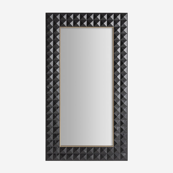 Espejo de madera de fresno y hierro 200 x 111 cm