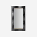 Espejo de madera de fresno y hierro 200 x 111 cm