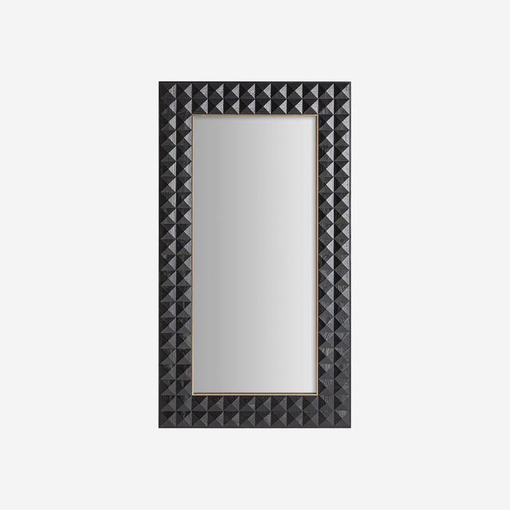 Espejo de madera de fresno y hierro 200 x 111 cm