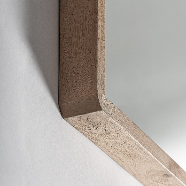 Espejo de madera de mango – detalle