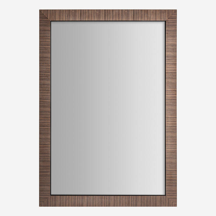 Espejo de madera de nogal y MDF