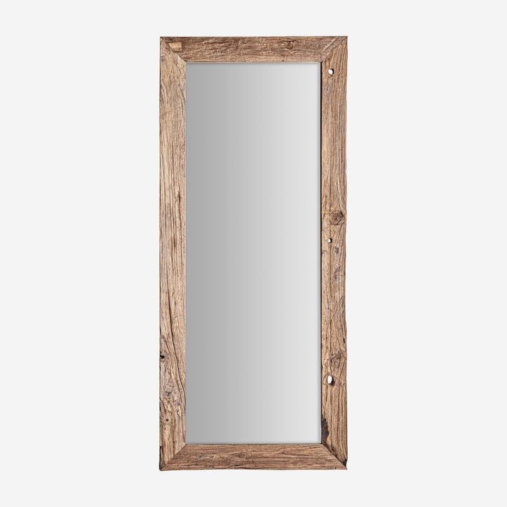 Espejo de madera de teca