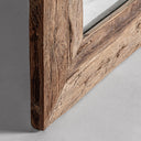 Espejo de madera de teca – Marrón / 121 x 202 cm – detalle